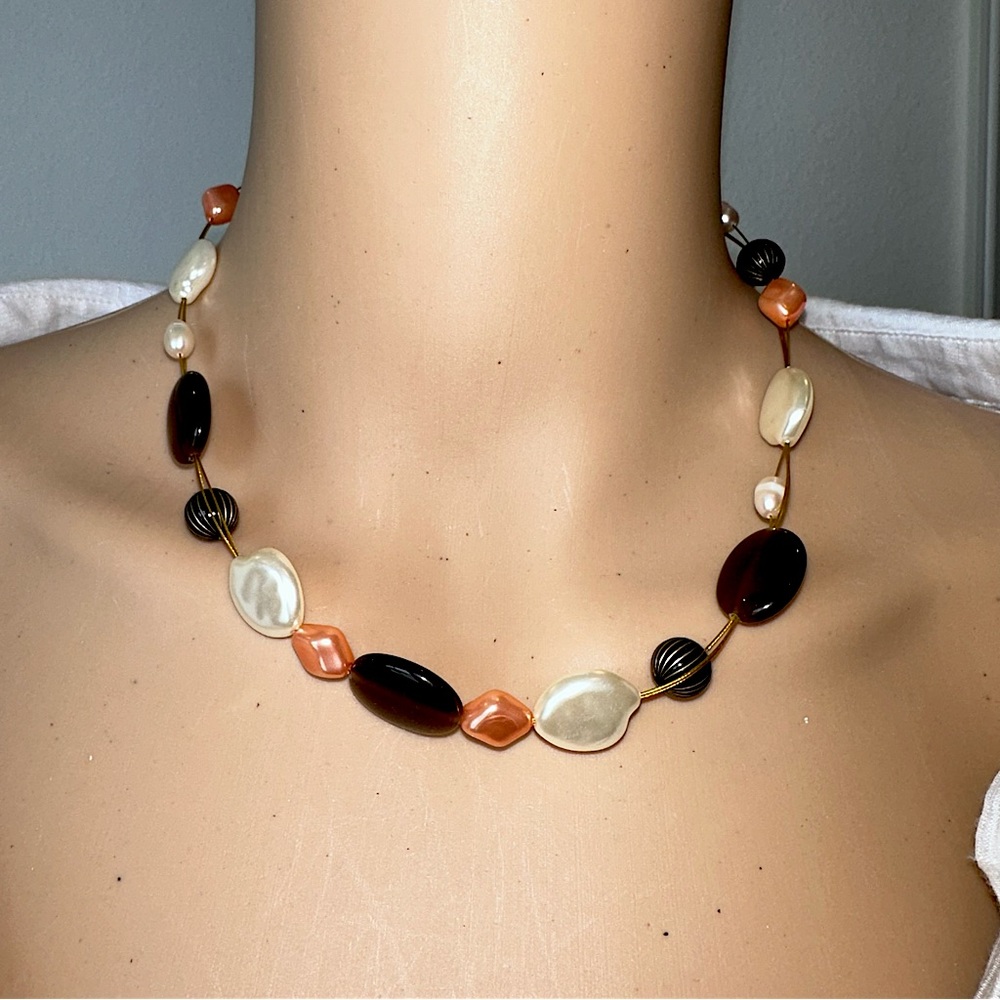 7” Drop beaded necklace